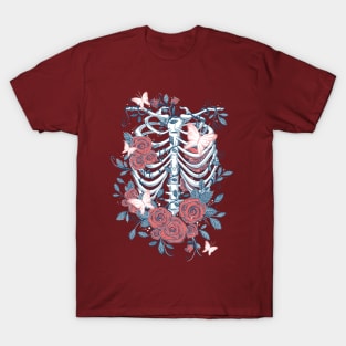 Roses rib cage T-Shirt